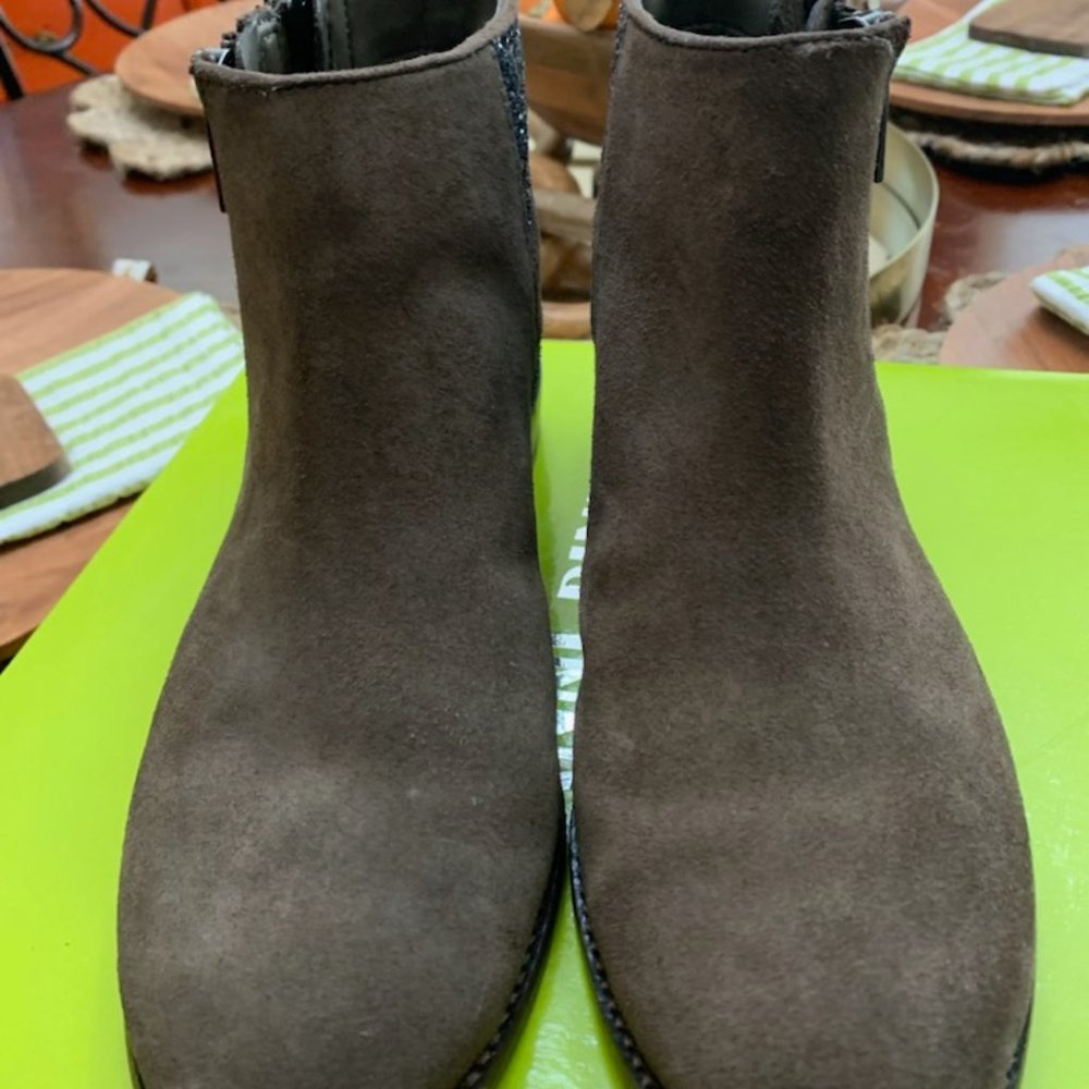 Gianni Bini Suede Leather Booties